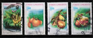 TURKEY 1993 - USED STAMPS - FRUITS