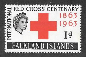 FALKLAND ISLANDS Scott #147 Mint 1p Red Cross 2018 CV $2.75