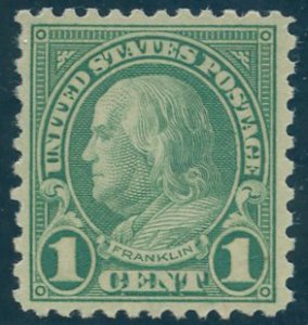 US Scott #578, Mint, VF/XF, Hinged, PSE (Graded 85)