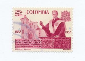  Colombia 1959 Scott C315 used - 25c, Msgr. Carrasquilla