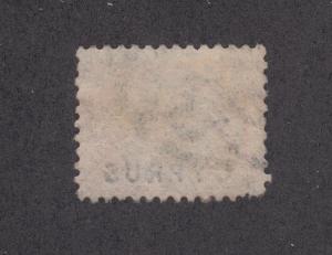 Cyprus Sc 1 used 1880 ½p rose QV of Great Britain w/ CYPRUS ovpt, plate 12