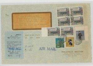 Ryukyu Islands  1969 Official Business Airmail Cover with customs form, Mild wear; ECT $15 +