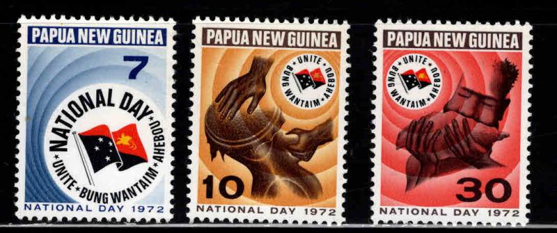 PNG Papua New Guinea Scott 352-354 MNH** National Day set