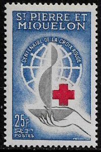 St Pierre & Miquelon #367 MNH Stamp - Red Cross