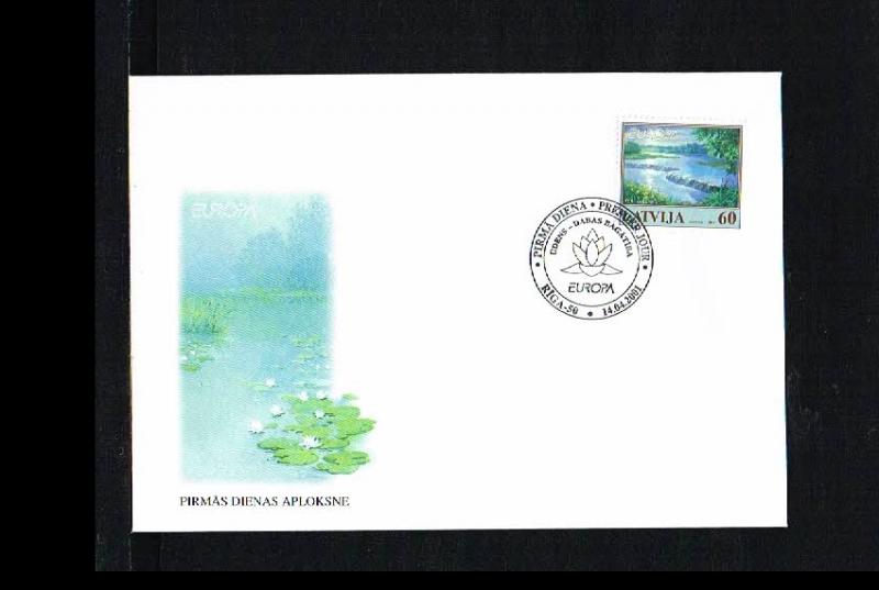 2001 - Europe CEPT FDC Latvia Mi.544 [HY016]