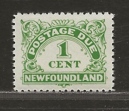 NEWFOUNDLAND SC# J1a   FVF/MNH