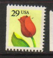 #2527 MNH Booklet single  29c Flower 1991-94 Series