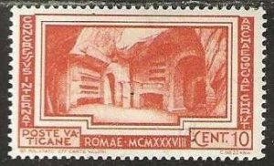 Vatican 56,  mint, lightly hinged.  1938.  (V10)