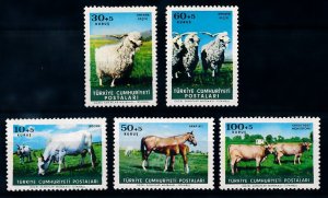 [65566] Turkey 1964 Farm animals sheep horses cows  MLH