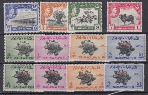 Bahawalpur 1949/49 Sets (3) SG39/46 MLH BP7026