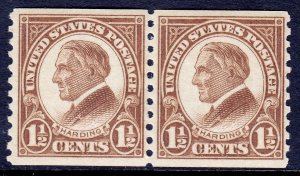 USA - Scott #598 - MNH - Pair -  SCV $3.60