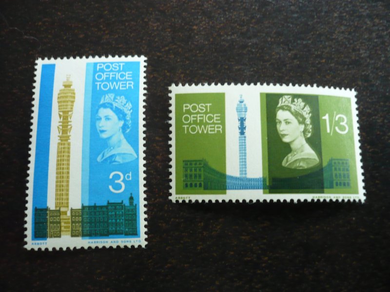 Stamps - Great Britain - Scott# 438-439 - Mint Never Hinged Set of 2 Stamps