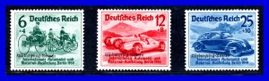1939 - Alemania - Scott n B141 - B143 - MNH - goma ligeramente alterada - AL- 17
