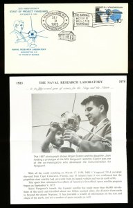 Project Vanguard - space satellite - Smithsonian cover, Sep 9, 1975