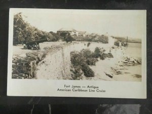 1920s Leeward Island Real Picture Postcard Cover RPPC Posted American Cruise