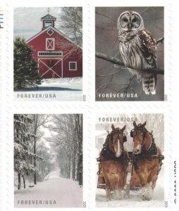 2020 Winter  forever stamps  5 Booklets 100pcs