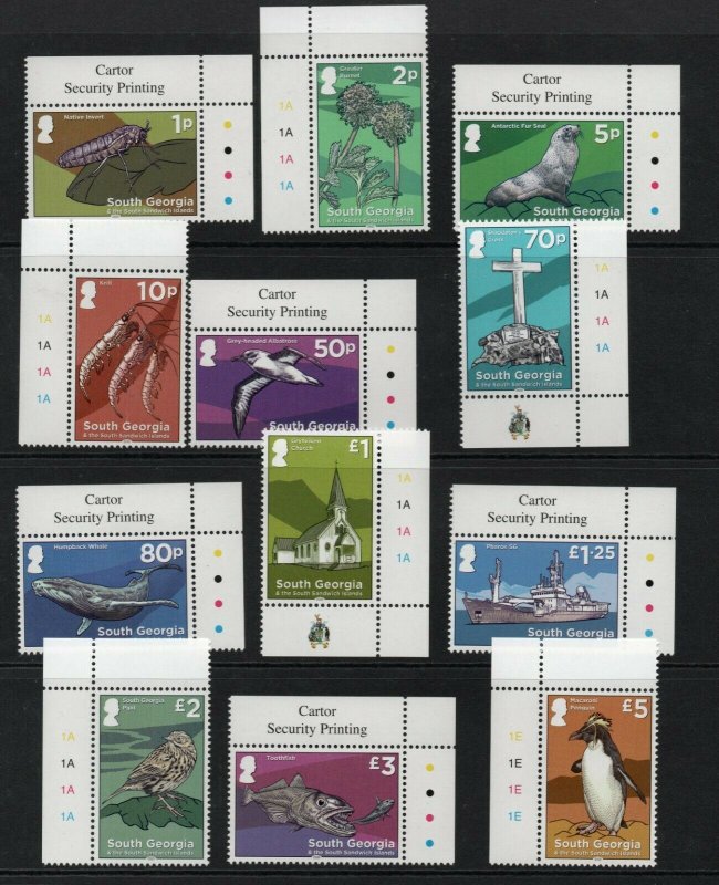 South Georgia 2020 definitive set Superb MNH condition.