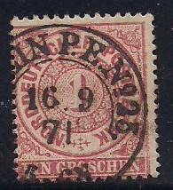 North Germ. Confederation Sc. #16 Used 