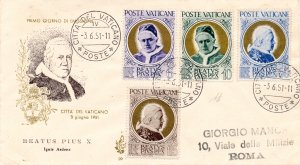 Vatican - Beatification of Pope Pius X on FDC Venice
