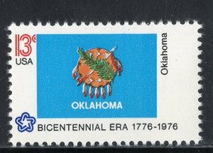 1678 * OKLAHOMA STATE FLAG  *  U.S. Postage Stamp MNH