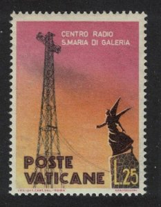 Vatican Saint Maria di Galeria Radio Station 25L 1959 MNH SC#263 SG#294