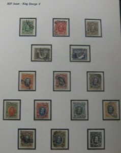 RHODESIA 1924-1977, in Tudor Hingeless album, used & mint, Scott $620.00