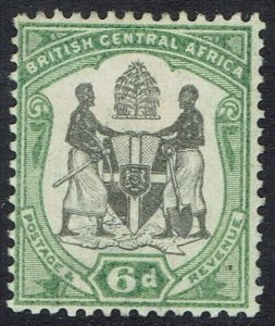 BRITISH CENTRAL AFRICA 1897 ARMS 6D