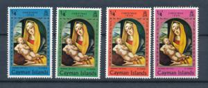 Cayman Islands 1969 - Scott 242-245 MNH - Christmas