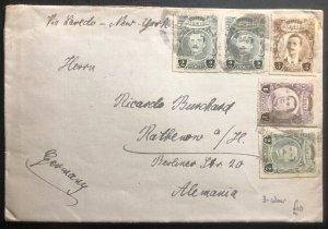 1910s Monterrey Mexico cover To Rathenow Germany Via Laredo - New York