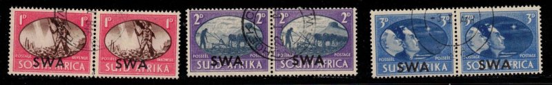 SOUTH WEST AFRICA Scott # 153-5 Used - Victory Issue