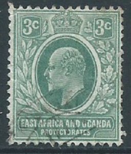 East Africa & Uganda Protectorates, Sc #32, 3c Used