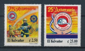 [116322] El Salvador 2000 25 Years Firefighters  MNH