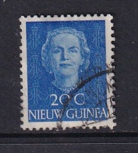 Netherlands  New Guinea  #11  used 1950  Juliana 20c