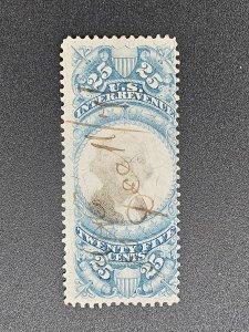 R112c 1871 quill pen cancel