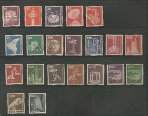 Germany 1975 Sc 1171-73,1175-1192 MNH