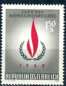 Austria 1968 International Year of Human Rights Mi.1272 MNH