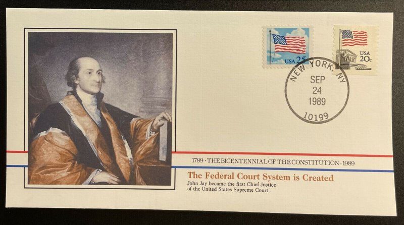 US #2278,1895 On Cover - Bicentennial of Constitution 1787-1987 [BIC72]