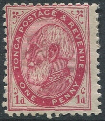 Tonga 1886 SG1b 1d King George I #1 MLH