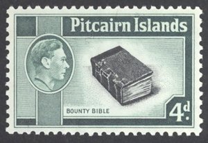 Pitcairn Islands Sc# 5A MNH 1940-1951 4p Bounty Bible