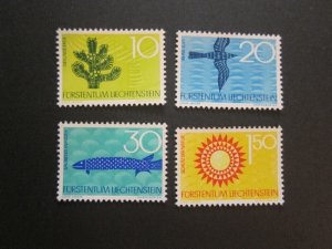 Liechtenstein 1966 Sc 406-9 set MNH