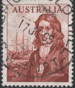 Australia SC#375 5s William Dampier and Roebuck (1964) Used