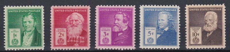 United States # 859-893, Famous Americans Complete Set, NH