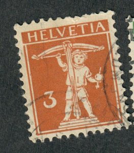 Switzerland #151 used single