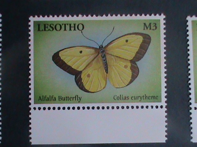 ​LESOTHO 2001-SC#1261-6 BEAUTIFUL-COLORFUL LOVELY BUTTERFLY- MNH SET VERY FINE
