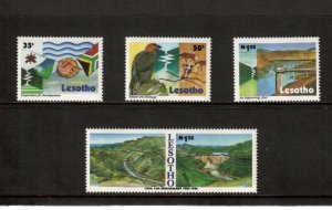 Lesotho 1997 - Water Project - Set of 4 Stamps - Scott #1067-70 - MNH