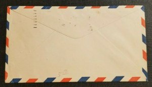 1938 Advertising Air Mail Cover Honolulu Hawaii to Hartford Connecticut