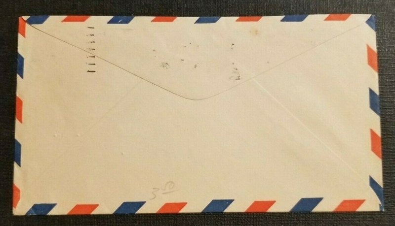 1938 Advertising Air Mail Cover Honolulu Hawaii to Hartford Connecticut