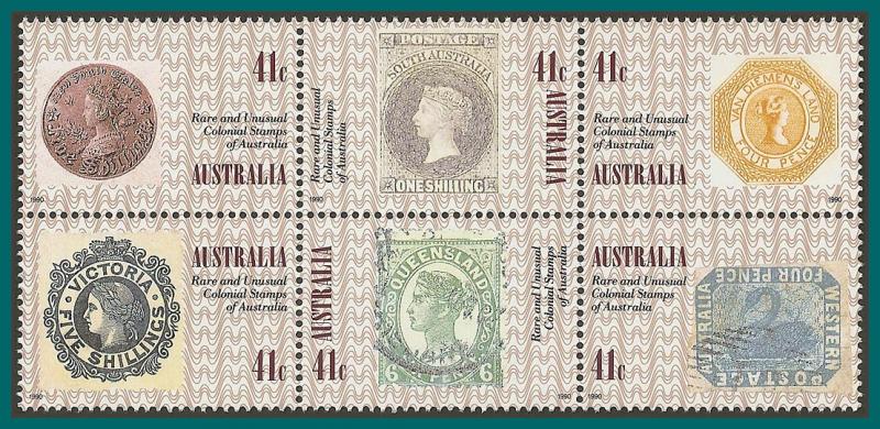 Australia 1990 Penny Black, MNH  #1180,SG1247a