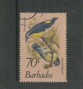 Barbados 1979 Bird Defs 70c FU SG 634