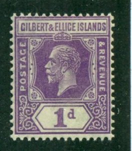 Gilbert & Ellis Islands 1921 #28 MH SCV(2022)=$5.00